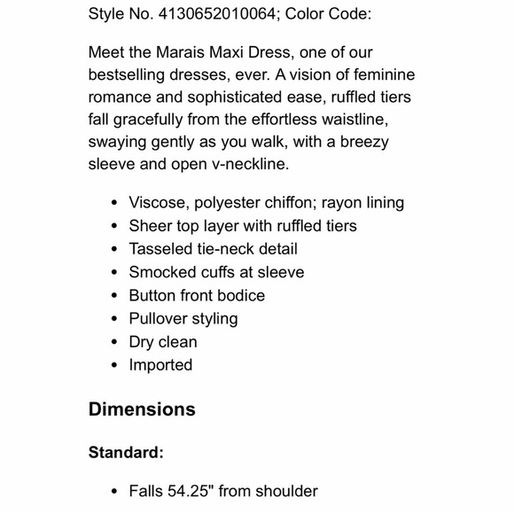 Anthropologie The Marais Maxi Dress: Satin-Burnout Edition NWT SZ 1X - Picture 15 of 15